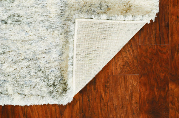 HomeRoots 7' Modern Gray and Ivory Diamond Area Rug - Durable, Stylish Design for Any Decor Style, 94" x 118" 5' X 8' 352491