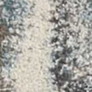 HomeRoots 7' Teal Blue & White Abstract Distressed Area Rug - Modern Style, Durable, Stain-Resistant & Easy Care 5' X 8' 352511