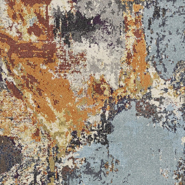 HomeRoots 8' Vintage-Inspired Beige and Tan Floral Medallion Distressed Area Rug for Stylish Living Spaces 8' Round 352532