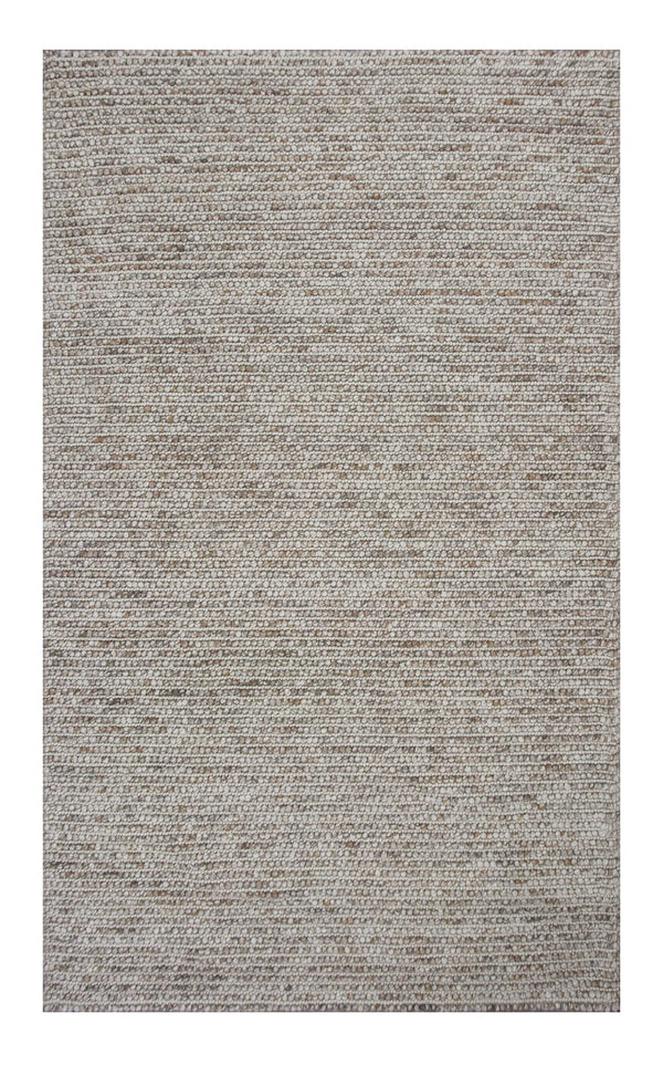 Homeroots 3' X 5' Natural Wool Handmade Area Rug  Wool 352535
