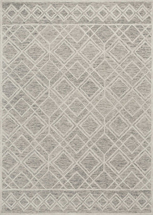 HomeRoots 8' Luxurious Sand Beige & Ivory Hand-Tufted Wool Area Rug for Modern Living Room Elegance 5' X 7' 352549