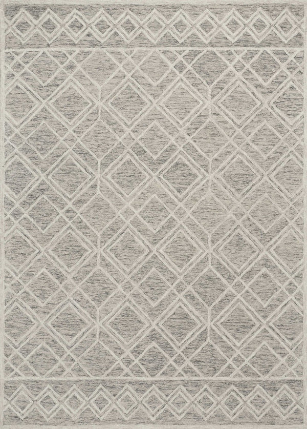 HomeRoots 8' Luxurious Sand Beige & Ivory Hand-Tufted Wool Area Rug for Modern Living Room Elegance 5' X 7' 352549