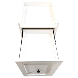 English Elm Organizer Rolling Three Tier Pantry Storage Cabinet with Wheeled Base Slim Fit W331P379769