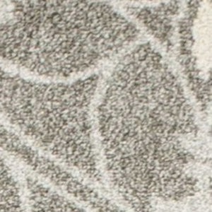 HomeRoots 7' Gray Moroccan Indoor Outdoor Area Rug - Stylish Quatrefoil Design for Versatile Spaces & Easy Care 7' x 10' 352599