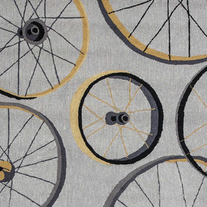 HomeRoots 5' Bold Modern Gray Black Yellow Abstract Geometric Hand-Hooked Area Rug for Stylish Spaces 5' X 8' 352611