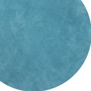 HomeRoots 8' Blue Hand-Woven Round Rug - Artisan Crafted, Durable Polyester, Perfect for Cozy Living Spaces 6' Round 352616