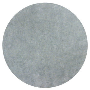 Homeroots 6' Blue Heather Round Indoor Shag Rug  Polyester 352620