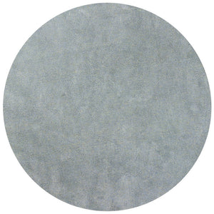 Homeroots 6' Blue Heather Round Indoor Shag Rug  Polyester 352620