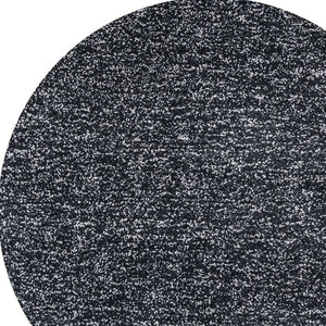 HomeRoots 8' Hand-Woven Black and White Round Rug - Artisan Crafted, Durable, Contemporary Style for Your Home 6' Round 352621
