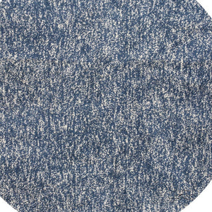 HomeRoots 6' Hand-Woven Indigo and Ivory Abstract Rug – Durable, Stylish, and Perfect for Cozy Living Spaces 6' Round 352627