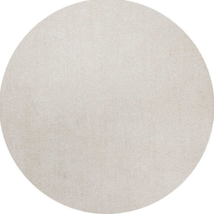 HomeRoots 8' Ivory Hand-Woven Round Rug – Timeless Artisanal Design for Elegant Living Spaces and Durability 6' Round 352628