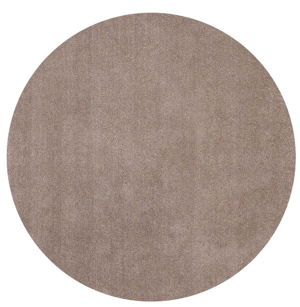 HomeRoots 8' Hand-Woven Beige Round Rug - Elegant, Durable Design for Modern and Classic Interiors, 96-Inch Diameter 6' Round 352629