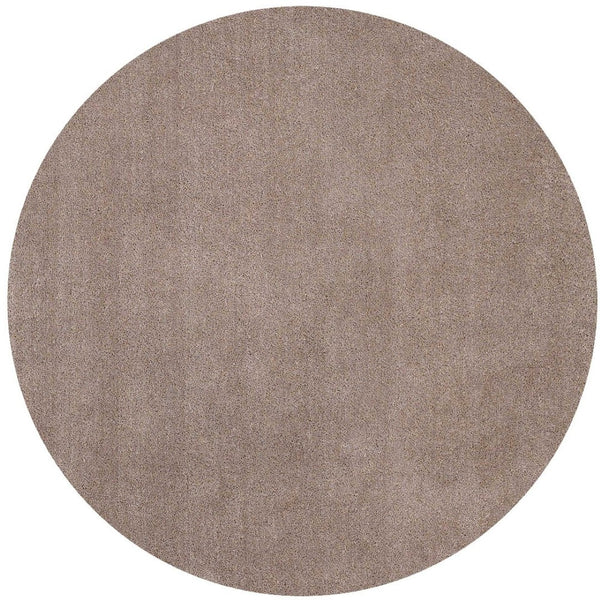 HomeRoots 8' Hand-Woven Beige Round Rug - Elegant, Durable Design for Modern and Classic Interiors, 96-Inch Diameter 6' Round 352629