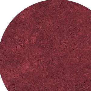 Homeroots 6' Round  Polyester Red Area Rug  Polyester 352631