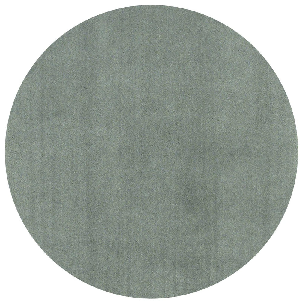 HomeRoots 8' Hand Woven Slate Blue Round Rug - Modern Artisan Crafted Comfort for Living Spaces & Durability 6' Round 352632