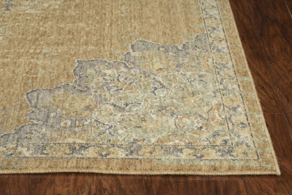 HomeRoots 8' Sage Shag Hand Woven Area Rug - Luxurious Plush Pile for Warmth, Style, and Noise Reduction in Homes 6' Round 352635