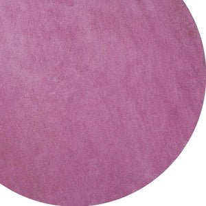 Homeroots 6' Round  Polyester Hot Pink Area Rug  Polyester 352639