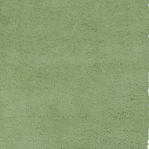 HomeRoots 8' Green Round Hand-Woven Area Rug - Artisan Crafted, Versatile Design for Living Spaces & Dining Rooms 5' X 7' 352641