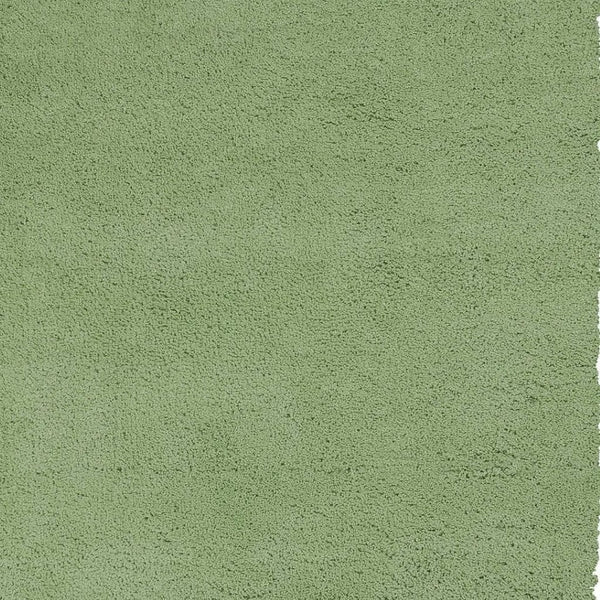 HomeRoots 8' Green Round Hand-Woven Area Rug - Artisan Crafted, Versatile Design for Living Spaces & Dining Rooms 5' X 7' 352641