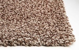 Homeroots 5' X 7' Beige Heather Indoor Shag Rug  Polyester 352643