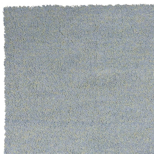 HomeRoots 8' Hand-Woven Blue Round Rug - Durable, Artisanal Design for Contemporary Spaces & Everyday Use 5' X 7' 352644
