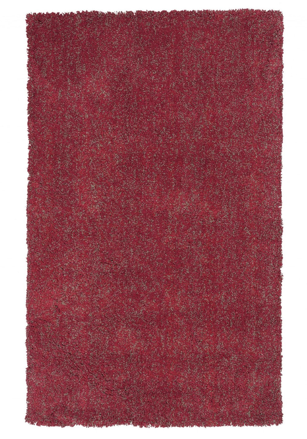 HomeRoots 8' Hand Woven Round Rug - Artisan Crafted Red Textile for Cozy Living Room, Bedroom, or Entryway 5' X 7' 352646