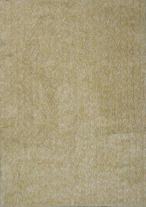HomeRoots 8' Yellow Hand-Woven Round Rug - Artisan Crafted, Durable Polyester for Stylish Living Spaces 5' X 7' 352648