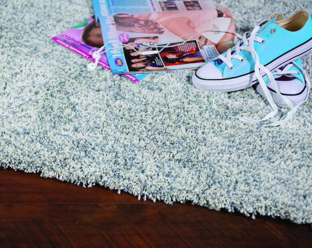 Homeroots 5' X 7' Slate Heather Indoor Shag Rug  Polyester 352649