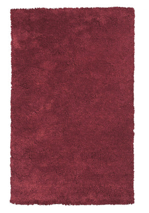 Homeroots 5' X 7' Red Indoor Shag Rug  Polyester 352655