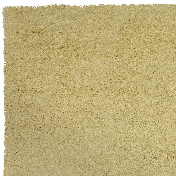 HomeRoots 8' Hand-Woven Canary Yellow Round Rug – Artisan Crafted, Durable, and Stylish for Any Space 5' X 7' 352661