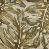 Homeroots 3' X 5' Green And Ivory Wool Tropical Botanical Hand Tufted Area Rug  Wool 352708