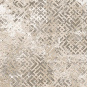 HomeRoots 7' Contemporary Sand and Light Blue Geometric Area Rug for Modern Living Spaces and Durability 5' X 8' 352749
