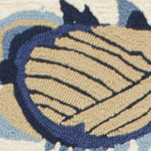 HomeRoots 5' Sand Abstract Area Rug - Stylish Indoor/Outdoor Design, Durable, Easy to Maintain, Versatile Decor 5' x 8' 352774