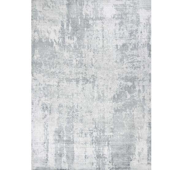 HomeRoots 5' Modern Abstract Hand-Loomed Area Rug in Dark and Light Gray – Adds Style and Warmth to Any Space 3' X 5' 352898