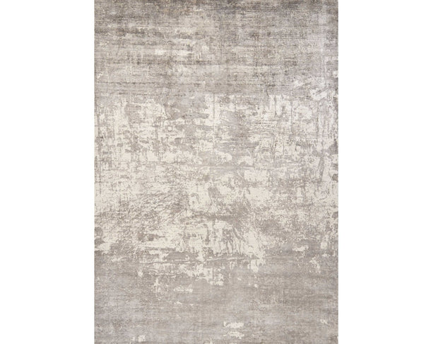 HomeRoots 5' Hand-Loomed Beige and Ivory Abstract Area Rug - Modern Elegance for Your Living Space 3' X 5' 352899