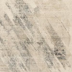 HomeRoots 8' Gray and Ivory Abstract Area Rug - Contemporary Design for High-Traffic Spaces and Style 5' X 8' 352937
