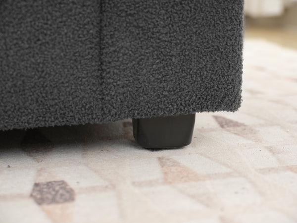 English Elm Jessica Lamb Wool Left-Facing Sectional Sofa With Chaise: Luxurious Comfort & Timeless Style! B102S00071