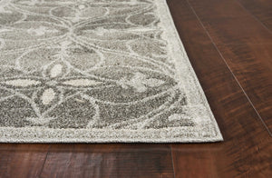 Homeroots 8' X 11' Gray Area Rug With Uv Protection  Polypropylene 352978