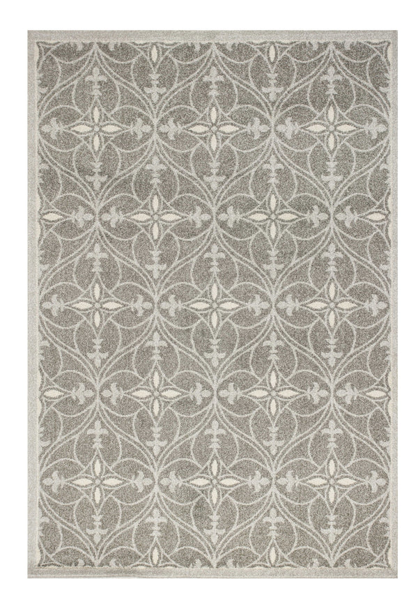Homeroots 8' X 11' Gray Area Rug With Uv Protection  Polypropylene 352978