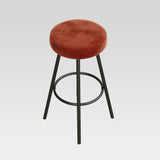 Swivel Seat Glam Bar Stool - Set of 2 Rust TWYD7DRS Walker Edison