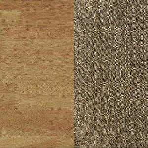 English Elm Carson Mid-Century Light Walnut Wood Dining Side Chairs Set of 2 — Curved Back, Plush Light Brown Cushions, Asian Hardwood Comfort (31.25"H) B062P299913