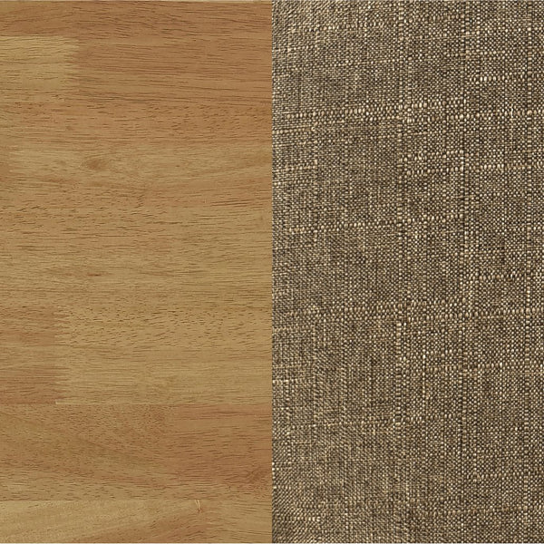 English Elm Carson Mid-Century Light Walnut Wood Dining Side Chairs Set of 2 — Curved Back, Plush Light Brown Cushions, Asian Hardwood Comfort (31.25"H) B062P299913