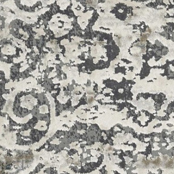 Homeroots 5' X 8' Ivory Medallion Area Rug  Polyester 353002