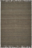 Homeroots 5' X 7' Slate Brown Hand Woven Area Rug Slate Jute 353020