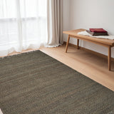 Hand Woven Area Rug - 5x7 ft Rectangle, Artisan Crafted, Versatile Accent for Any Decor