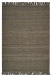 Homeroots 5' X 7' Slate Brown Hand Woven Area Rug Slate Jute 353020