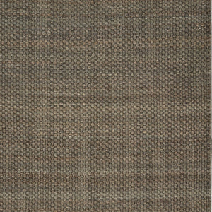 Homeroots 5' X 7' Slate Brown Hand Woven Area Rug Slate Jute 353020