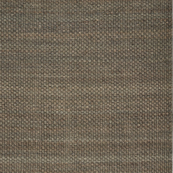 Homeroots 5' X 7' Slate Brown Hand Woven Area Rug Slate Jute 353020