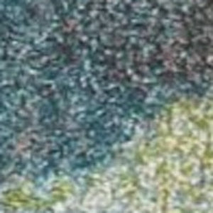HomeRoots 7' Modern Abstract Area Rug in Blue and Green - Soft, Durable, Stain-Resistant for High-Traffic Areas 7' X 10' 353061