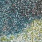 Homeroots 7' X 10' Blue Green Machine Woven Abstract Brushstroke Indoor Area Rug  Polypropylene 353061